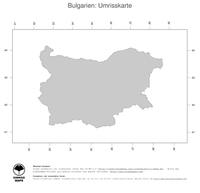 #1 Landkarte Bulgarien: Politische Staatsgrenzen (Umrisskarte)