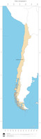 #2 Landkarte Chile: Politische Staatsgrenzen und Hauptstadt (Umrisskarte)