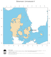 #2 Landkarte Daenemark: Politische Staatsgrenzen und Hauptstadt (Umrisskarte)