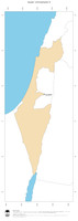 #2 Landkarte Israel: Politische Staatsgrenzen und Hauptstadt (Umrisskarte)