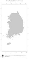 #1 Landkarte Suedkorea: Politische Staatsgrenzen (Umrisskarte)