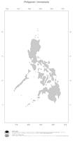 #1 Landkarte Philippinen: Politische Staatsgrenzen (Umrisskarte)