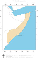 #2 Landkarte Somalia: Politische Staatsgrenzen und Hauptstadt (Umrisskarte)