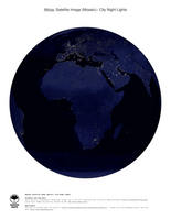 #6 Map Africa: City Night Lights