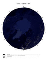 #4 Map Arctic Ocean: City Night Lights