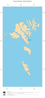 #2 Map Faroe Islands: political country borders and capital (outline map)