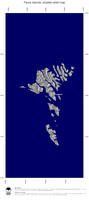 #4 Map Faroe Islands: shaded relief, country borders and capital