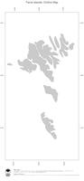 #1 Map Faroe Islands: political country borders (outline map)