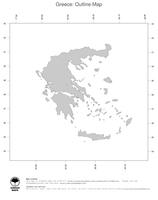 #1 Map Greece: political country borders (outline map)