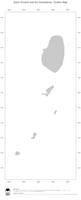 #1 Map Saint Vincent and the Grenadines: political country borders (outline map)