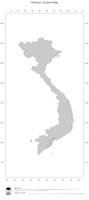 #1 Map Vietnam: political country borders (outline map)